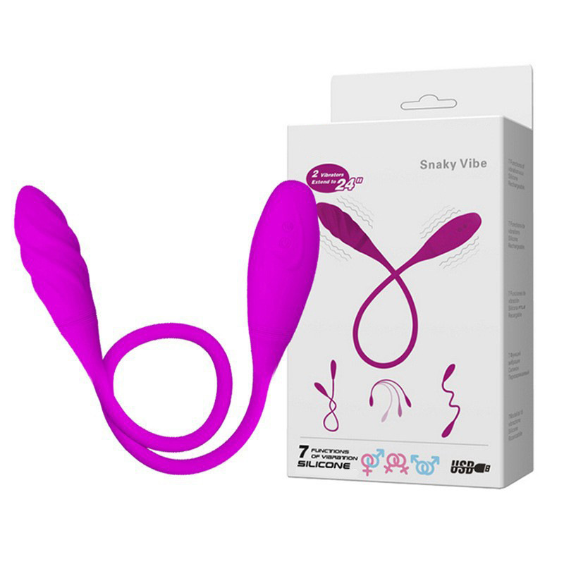 Double-headed vibrating AV egg female clitoral masturbator second tide adult sex toys cross-border supply one piece dropshipping