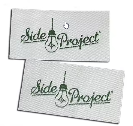 Customized logo, clothing size labels, Guangzhou clothing hangtags, woven labels, clothing labels