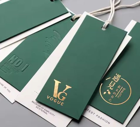 High-end custom logo, printed clothing hangtag, environmentally friendly decoration, paper hangtag, women's swing hangtag