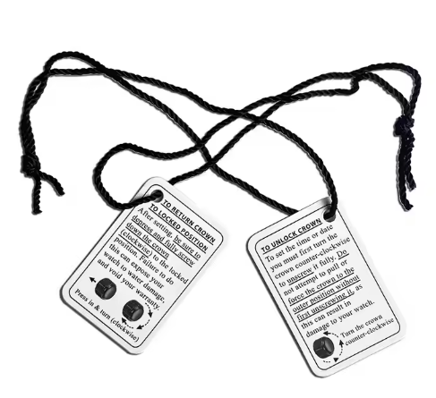 Wholesale Luxury Custom Logo Embossed Clothing Hang Tag Thick Paper Garment Hang Tag White Square Swing Tags