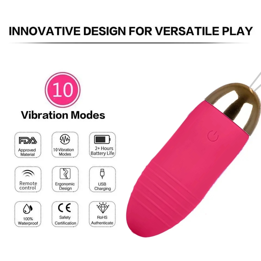 10 Powerful, Fast, Silent, Waterproof Bullet Tool for Women, Powerful Mini Stick for Female Pleasure